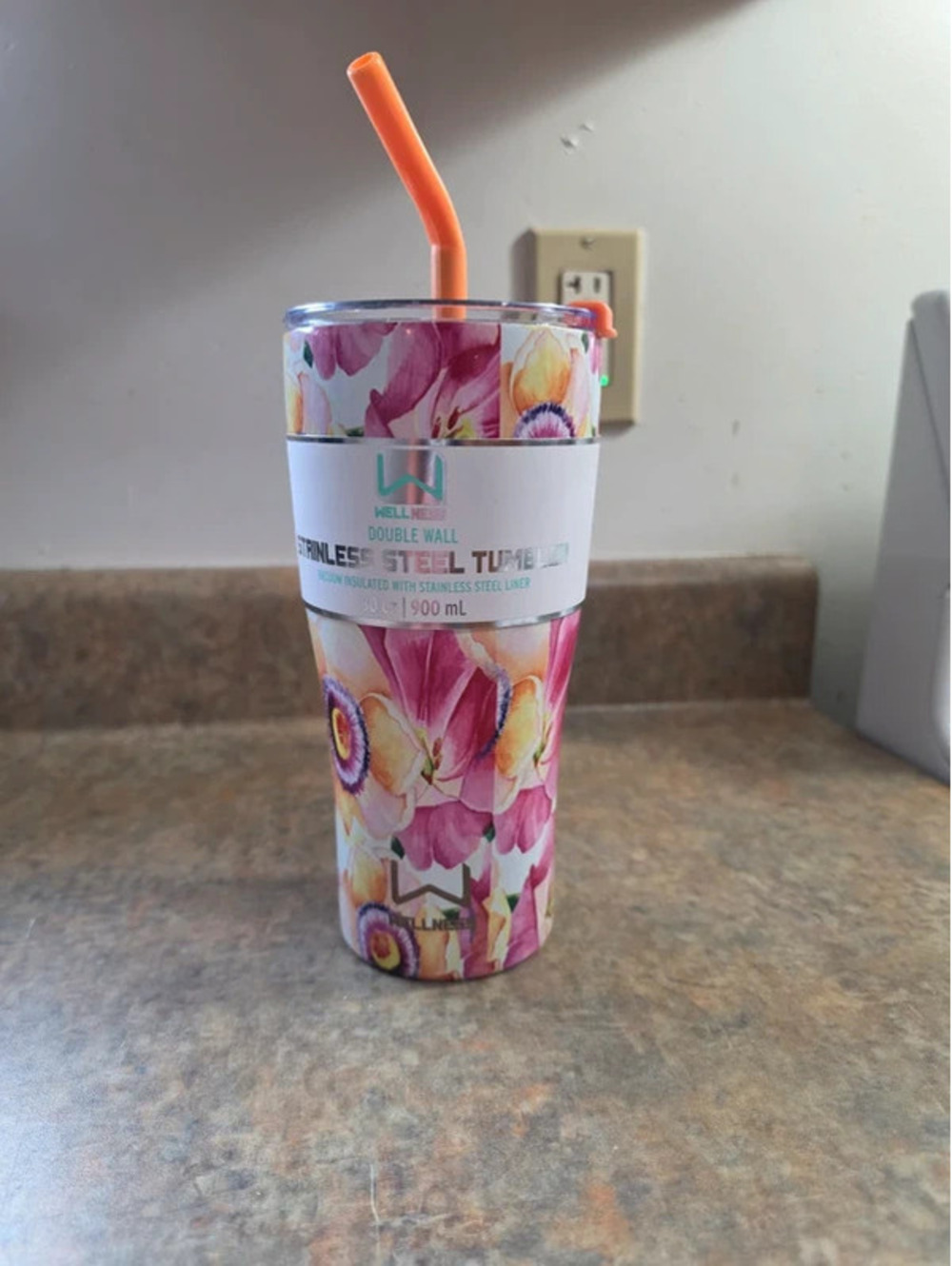 Wellness Stainless Steel Tumbler